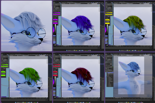 Hair card test
